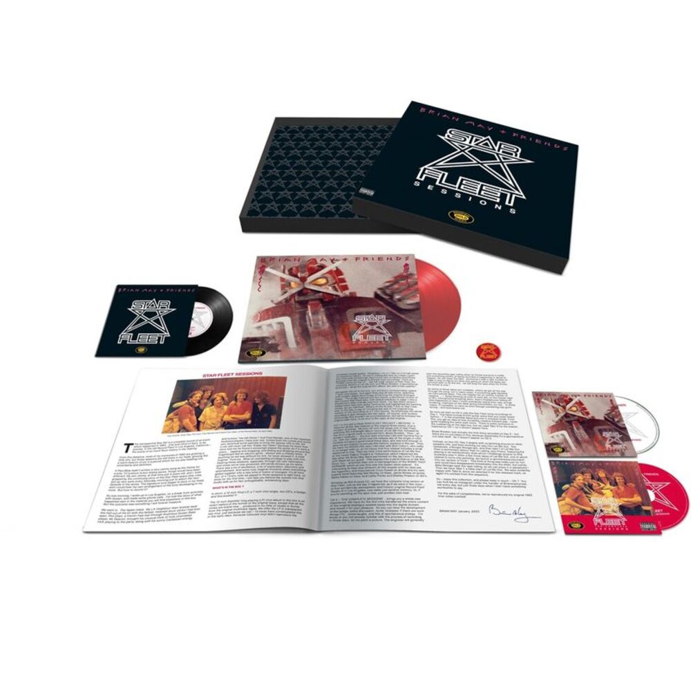 Brian May + Friends - Star Fleet Sessions (40th Anniversary) Red LP/2 CD/7"